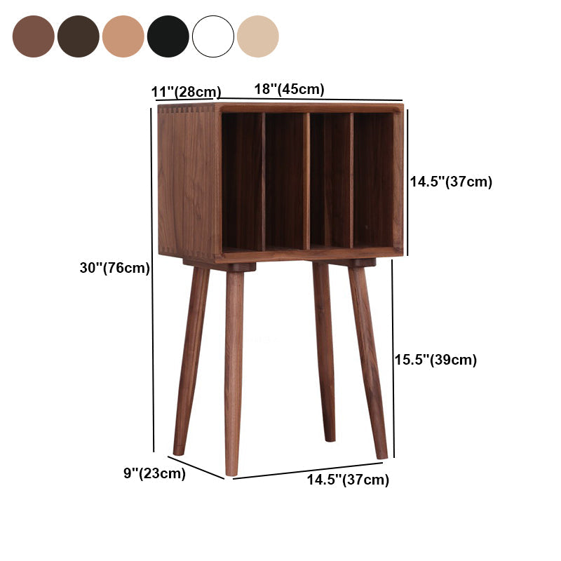 Scandinavian Standard Bookcase Shelves Closed Back Bookshelf for Home Clearhalo 'Bookcases' 'furn' 'furn_bookcases' 'Furniture' 'furniture_bookcases' 'Office Furniture' 5055925