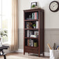 Modern Style Bookshelf Solid Wood Standard Shelf Bookcase for Home Clearhalo 'Bookcases' 'furn' 'furn_bookcases' 'Furniture' 'furniture_bookcases' 'Office Furniture' 5055937