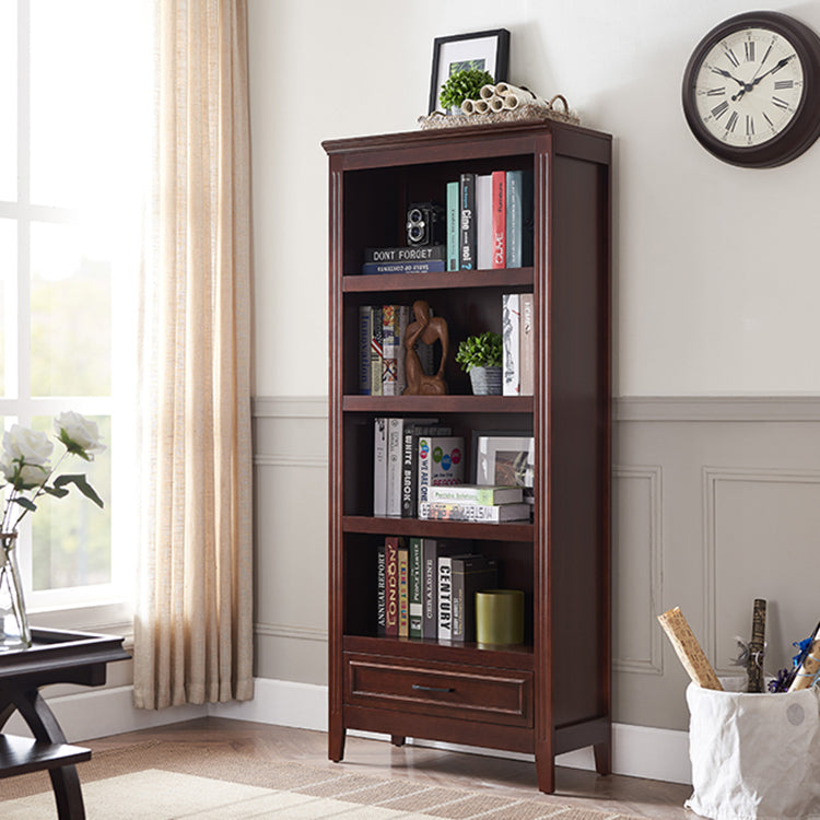 Modern Style Bookshelf Solid Wood Standard Shelf Bookcase for Home Clearhalo 'Bookcases' 'furn' 'furn_bookcases' 'Furniture' 'furniture_bookcases' 'Office Furniture' 5055937