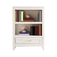 Modern Style Bookshelf Solid Wood Standard Shelf Bookcase for Home 28.3"L x 13.6"W x 40.9"H White Clearhalo 'Bookcases' 'furn' 'furn_bookcases' 'Furniture' 'furniture_bookcases' 'Office Furniture' 5055938