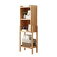 Modern Style Bookshelf Open Solid Wood Shelf Bookcase for Home 15.4"L x 9.3"W x 43.1"H Natural Clearhalo 'Bookcases' 'furn' 'furn_bookcases' 'Furniture' 'furniture_bookcases' 'Office Furniture' 5055951