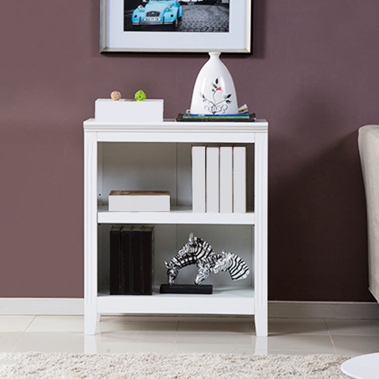 Modern Style Standard Bookshelf Solid Wood Shelf Bookcase for Home 28.3"L x 13.6"W x 34.3"H White Clearhalo 'Bookcases' 'furn' 'furn_bookcases' 'Furniture' 'furniture_bookcases' 'Office Furniture' 5055973