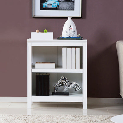 Modern Style Standard Bookshelf Solid Wood Shelf Bookcase for Home 28.3"L x 13.6"W x 34.3"H White Clearhalo 'Bookcases' 'furn' 'furn_bookcases' 'Furniture' 'furniture_bookcases' 'Office Furniture' 5055973