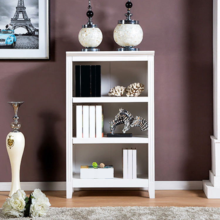 Modern Style Standard Bookshelf Solid Wood Shelf Bookcase for Home 28.3"L x 13.6"W x 48"H White Clearhalo 'Bookcases' 'furn' 'furn_bookcases' 'Furniture' 'furniture_bookcases' 'Office Furniture' 5055975