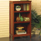 Modern Style Standard Bookshelf Solid Wood Shelf Bookcase for Home 23.6"L x 13.6"W x 48"H Brown Clearhalo 'Bookcases' 'furn' 'furn_bookcases' 'Furniture' 'furniture_bookcases' 'Office Furniture' 5055977