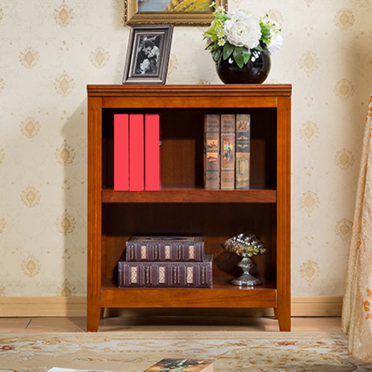 Modern Style Standard Bookshelf Solid Wood Shelf Bookcase for Home 28.3"L x 13.6"W x 34.3"H Brown Clearhalo 'Bookcases' 'furn' 'furn_bookcases' 'Furniture' 'furniture_bookcases' 'Office Furniture' 5055979