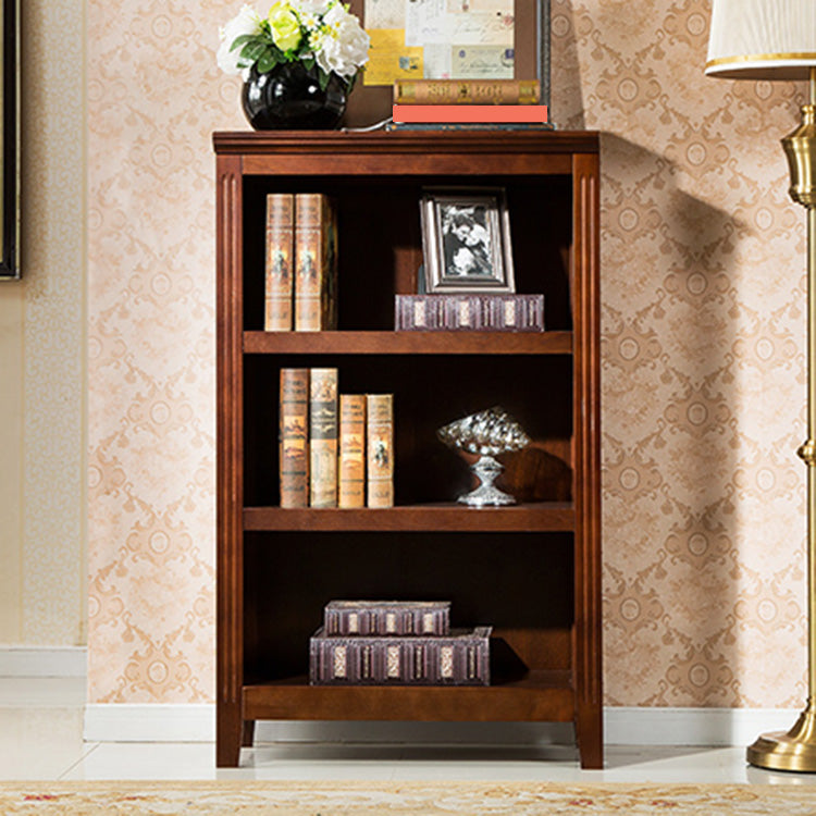 Modern Style Standard Bookshelf Solid Wood Shelf Bookcase for Home 28.3"L x 13.6"W x 48"H Walnut Clearhalo 'Bookcases' 'furn' 'furn_bookcases' 'Furniture' 'furniture_bookcases' 'Office Furniture' 5055987