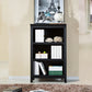 Modern Style Standard Bookshelf Solid Wood Shelf Bookcase for Home 28.3"L x 13.6"W x 48"H Black Clearhalo 'Bookcases' 'furn' 'furn_bookcases' 'Furniture' 'furniture_bookcases' 'Office Furniture' 5055991