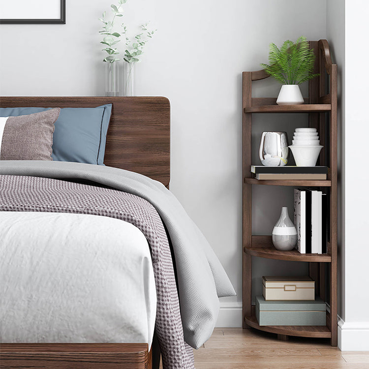 Modern Style Corner Bookshelf Solid Wood Shelf Bookcase for Home Clearhalo 'Bookcases' 'furn' 'furn_bookcases' 'Furniture' 'furniture_bookcases' 'Office Furniture' 5056025