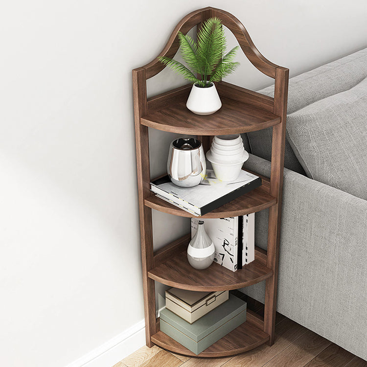 Modern Style Corner Bookshelf Solid Wood Shelf Bookcase for Home Clearhalo 'Bookcases' 'furn' 'furn_bookcases' 'Furniture' 'furniture_bookcases' 'Office Furniture' 5056027