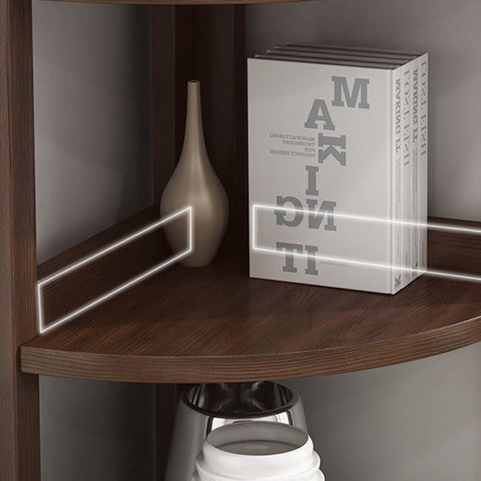 Modern Style Corner Bookshelf Solid Wood Shelf Bookcase for Home Clearhalo 'Bookcases' 'furn' 'furn_bookcases' 'Furniture' 'furniture_bookcases' 'Office Furniture' 5056038