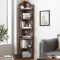 Modern Style Corner Bookshelf Solid Wood Shelf Bookcase for Home Clearhalo 'Bookcases' 'furn' 'furn_bookcases' 'Furniture' 'furniture_bookcases' 'Office Furniture' 5056044