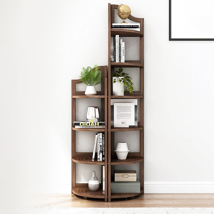 Modern Style Corner Bookshelf Solid Wood Shelf Bookcase for Home Clearhalo 'Bookcases' 'furn' 'furn_bookcases' 'Furniture' 'furniture_bookcases' 'Office Furniture' 5056046