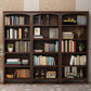 Contemporary Vertical Standard Bookcase Wooden Closed Back Bookcase Clearhalo 'Bookcases' 'furn' 'furn_bookcases' 'Furniture' 'furniture_bookcases' 'Office Furniture' 5056076