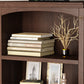 Contemporary Vertical Standard Bookcase Wooden Closed Back Bookcase Clearhalo 'Bookcases' 'furn' 'furn_bookcases' 'Furniture' 'furniture_bookcases' 'Office Furniture' 5056081