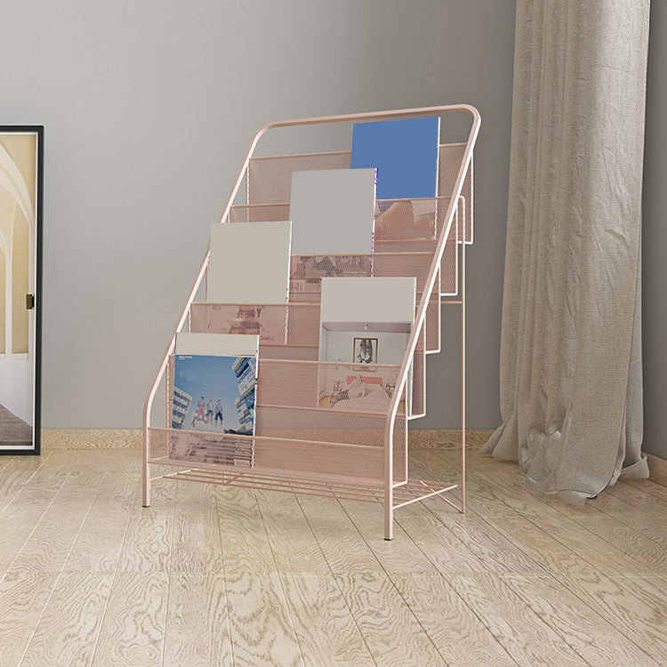 Industrial Ladder Bookcase Metal Vertical Book Shelf for Home Office Clearhalo 'Bookcases' 'furn' 'furn_bookcases' 'Furniture' 'furniture_bookcases' 'Office Furniture' 5056093