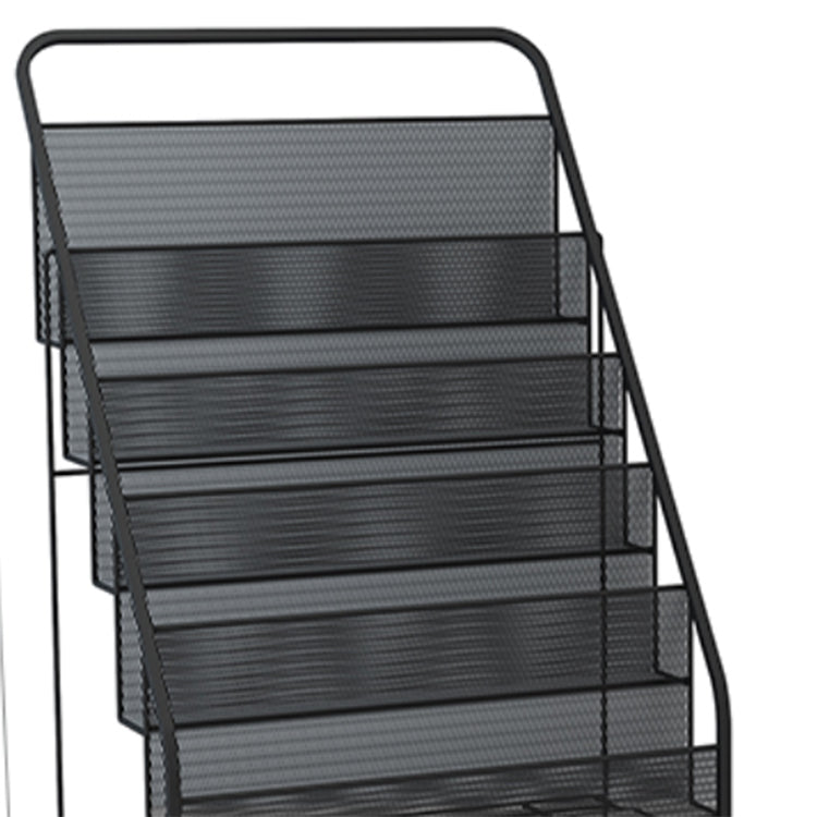 Industrial Ladder Bookcase Metal Vertical Book Shelf for Home Office Clearhalo 'Bookcases' 'furn' 'furn_bookcases' 'Furniture' 'furniture_bookcases' 'Office Furniture' 5056096