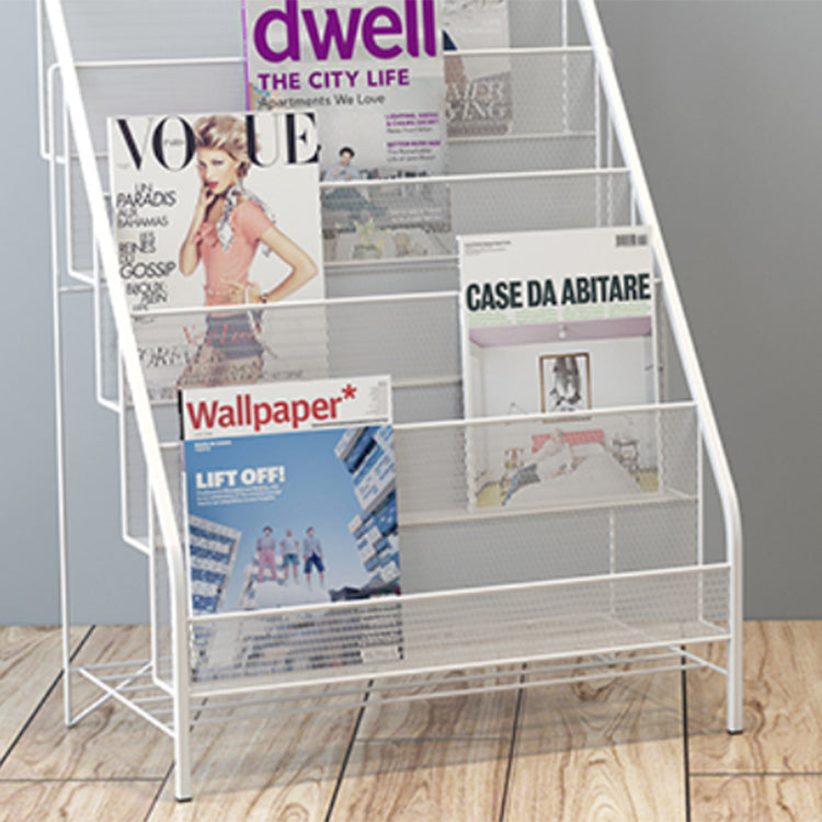 Industrial Ladder Bookcase Metal Vertical Book Shelf for Home Office Clearhalo 'Bookcases' 'furn' 'furn_bookcases' 'Furniture' 'furniture_bookcases' 'Office Furniture' 5056097