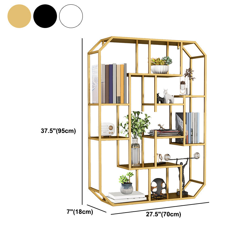 Industrial Iron Bookshelf Wall Mounted Bookshelf for Office and Family Living Room Clearhalo 'Bookcases' 'furn' 'furn_bookcases' 'Furniture' 'furniture_bookcases' 'Office Furniture' 5056138