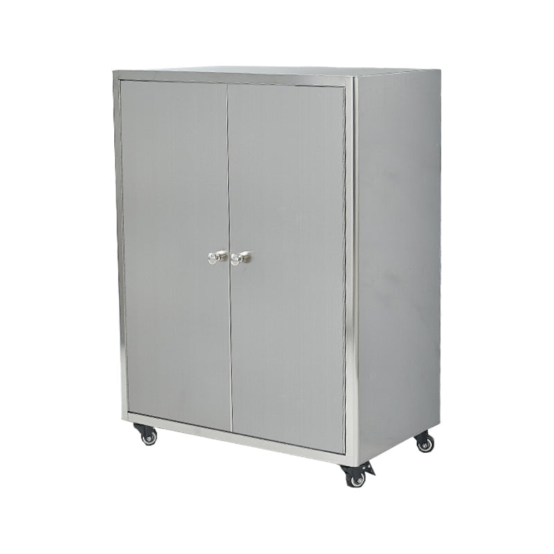 Stainless Steel Sideboard Cabinet Modern Server Cabinet with Storage for kitchen https: res.litfad.com site img item 2022 06 20 5056169 1200x1200.jpg Clearhalo 'buffet_sideboard' 'Buffets & Sideboards' 'furn' 'furn_buffet_sideboard' 'Furniture' 'furniture_buffet_sideboard' 'Kitchen & Dining Furniture' 5056169