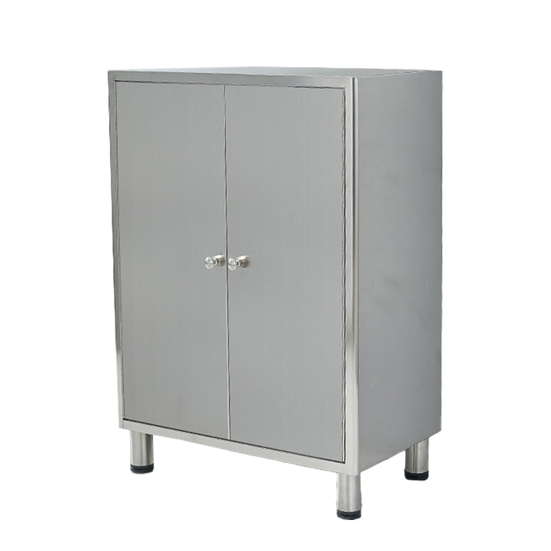 Stainless Steel Sideboard Cabinet Modern Server Cabinet with Storage for kitchen https: res.litfad.com site img item 2022 06 12 5056171 1200x1200.jpg Clearhalo 'buffet_sideboard' 'Buffets & Sideboards' 'furn' 'furn_buffet_sideboard' 'Furniture' 'furniture_buffet_sideboard' 'Kitchen & Dining Furniture' 5056171