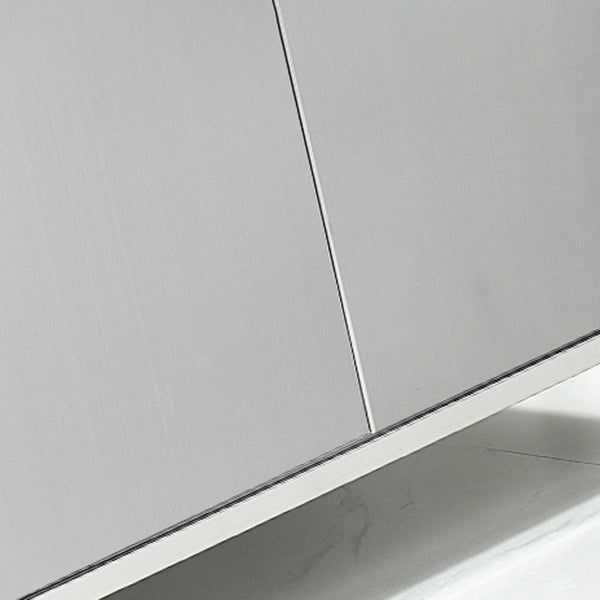 Stainless Steel Sideboard Cabinet Modern Server Cabinet with Storage for kitchen Clearhalo 'buffet_sideboard' 'Buffets & Sideboards' 'furn' 'furn_buffet_sideboard' 'Furniture' 'furniture_buffet_sideboard' 'Kitchen & Dining Furniture' 5056173