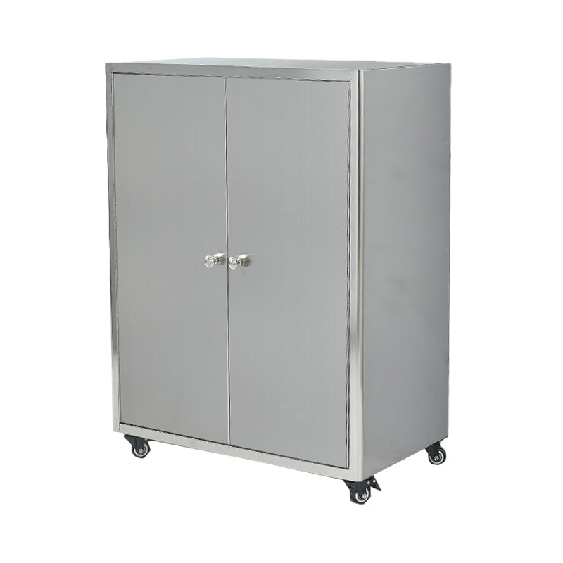Stainless Steel Sideboard Cabinet Modern Server Cabinet with Storage for kitchen https: res.litfad.com site img item 2022 06 01 5056174 1200x1200.jpg Clearhalo 'buffet_sideboard' 'Buffets & Sideboards' 'furn' 'furn_buffet_sideboard' 'Furniture' 'furniture_buffet_sideboard' 'Kitchen & Dining Furniture' 5056174