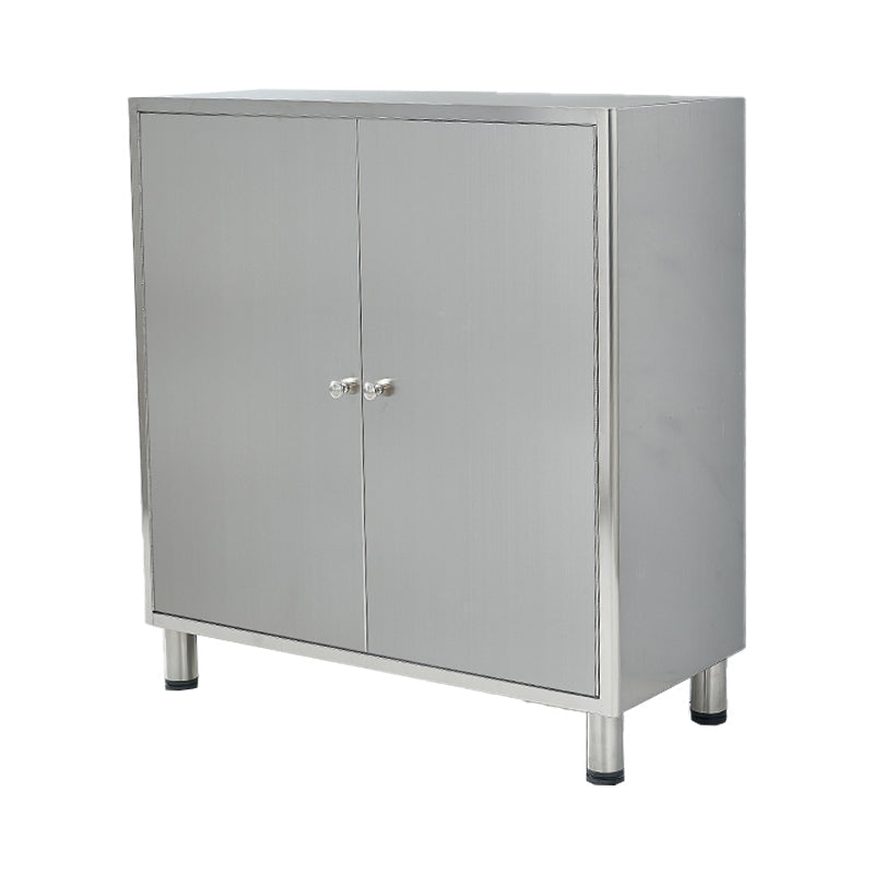 Stainless Steel Sideboard Cabinet Modern Server Cabinet with Storage for kitchen https: res.litfad.com site img item 2022 06 25 5056178 1200x1200.jpg Clearhalo 'buffet_sideboard' 'Buffets & Sideboards' 'furn' 'furn_buffet_sideboard' 'Furniture' 'furniture_buffet_sideboard' 'Kitchen & Dining Furniture' 5056178