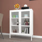Door Steel Sideboard Modern Server Cabinet with Storage for Dining Room Clearhalo 'buffet_sideboard' 'Buffets & Sideboards' 'furn' 'furn_buffet_sideboard' 'Furniture' 'furniture_buffet_sideboard' 'Kitchen & Dining Furniture' 5056212