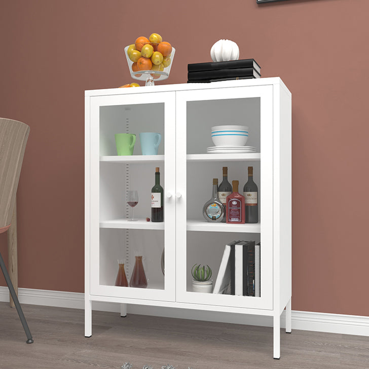 Door Steel Sideboard Modern Server Cabinet with Storage for Dining Room Clearhalo 'buffet_sideboard' 'Buffets & Sideboards' 'furn' 'furn_buffet_sideboard' 'Furniture' 'furniture_buffet_sideboard' 'Kitchen & Dining Furniture' 5056212