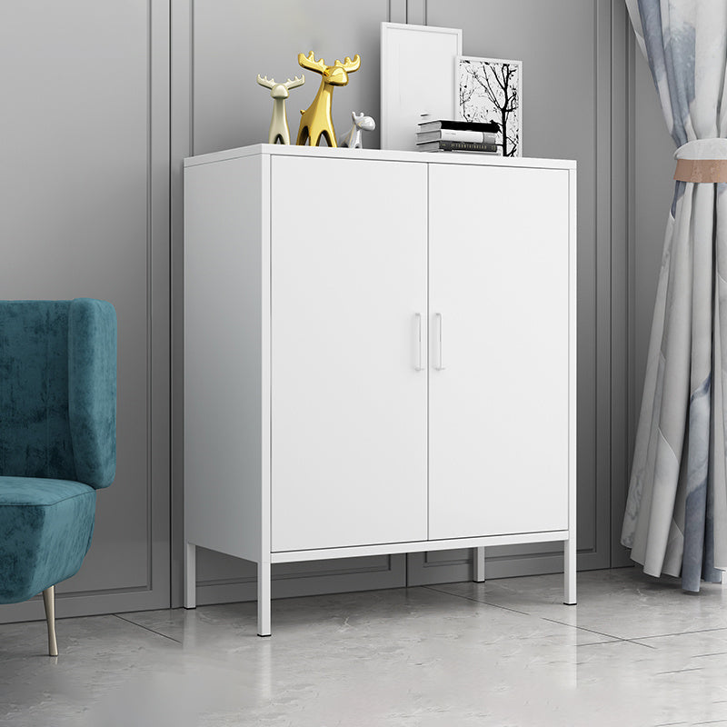 31.5"L Steel Sideboard Modern Server Cabinet with Storage for Dining Room Clearhalo 'buffet_sideboard' 'Buffets & Sideboards' 'furn' 'furn_buffet_sideboard' 'Furniture' 'furniture_buffet_sideboard' 'Kitchen & Dining Furniture' 5056230