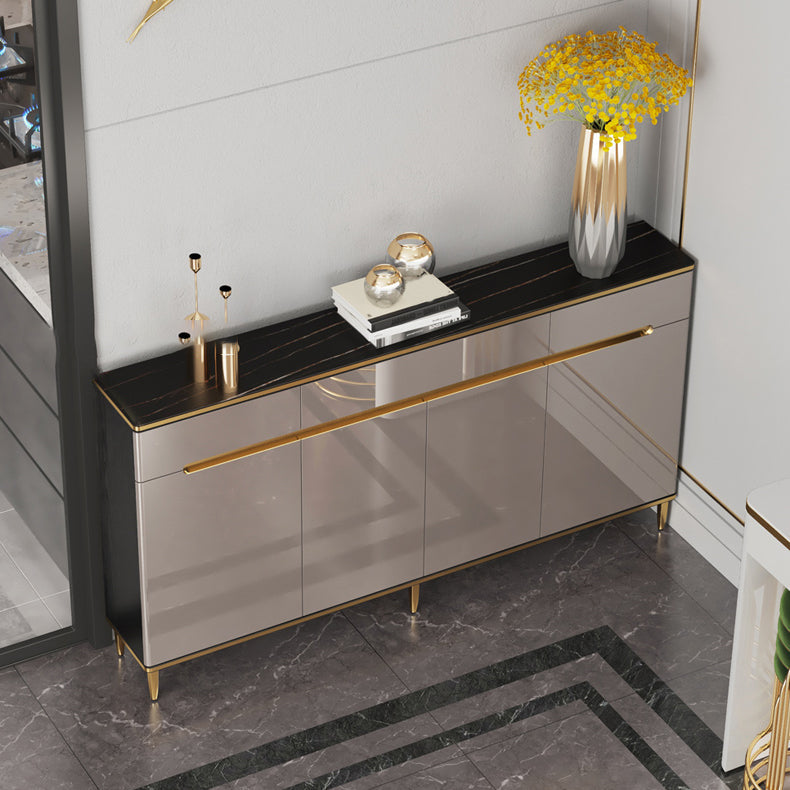 Wood Dining Room Sideboard Cabinet Glam Credenza with Drawers and Storage Clearhalo 'buffet_sideboard' 'Buffets & Sideboards' 'furn' 'furn_buffet_sideboard' 'Furniture' 'furniture_buffet_sideboard' 'Kitchen & Dining Furniture' 5056244