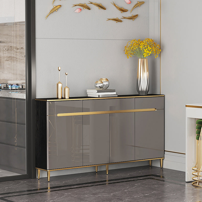 Wood Dining Room Sideboard Cabinet Glam Credenza with Drawers and Storage Clearhalo 'buffet_sideboard' 'Buffets & Sideboards' 'furn' 'furn_buffet_sideboard' 'Furniture' 'furniture_buffet_sideboard' 'Kitchen & Dining Furniture' 5056250