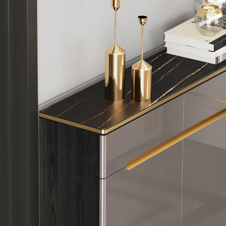 Wood Dining Room Sideboard Cabinet Glam Credenza with Drawers and Storage Clearhalo 'buffet_sideboard' 'Buffets & Sideboards' 'furn' 'furn_buffet_sideboard' 'Furniture' 'furniture_buffet_sideboard' 'Kitchen & Dining Furniture' 5056255