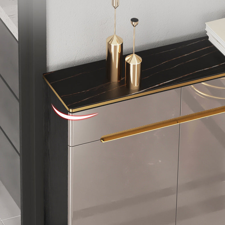 Wood Dining Room Sideboard Cabinet Glam Credenza with Drawers and Storage Clearhalo 'buffet_sideboard' 'Buffets & Sideboards' 'furn' 'furn_buffet_sideboard' 'Furniture' 'furniture_buffet_sideboard' 'Kitchen & Dining Furniture' 5056256