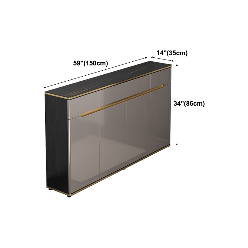 Wood Dining Room Sideboard Cabinet Glam Credenza with Drawers and Storage Clearhalo 'buffet_sideboard' 'Buffets & Sideboards' 'furn' 'furn_buffet_sideboard' 'Furniture' 'furniture_buffet_sideboard' 'Kitchen & Dining Furniture' 5056280