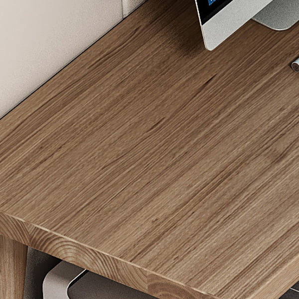 Modern Style Wooden Office Desk L-Shaped Brown Writing Desk for Home Clearhalo 'furn' 'furn_office_desk' 'Furniture' 'furniture_office_desk' 'Office Desks' 'Office Furniture' 'office_desk' 5056370