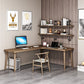 Modern Style Wooden Office Desk L-Shaped Brown Writing Desk for Home Clearhalo 'furn' 'furn_office_desk' 'Furniture' 'furniture_office_desk' 'Office Desks' 'Office Furniture' 'office_desk' 5056371