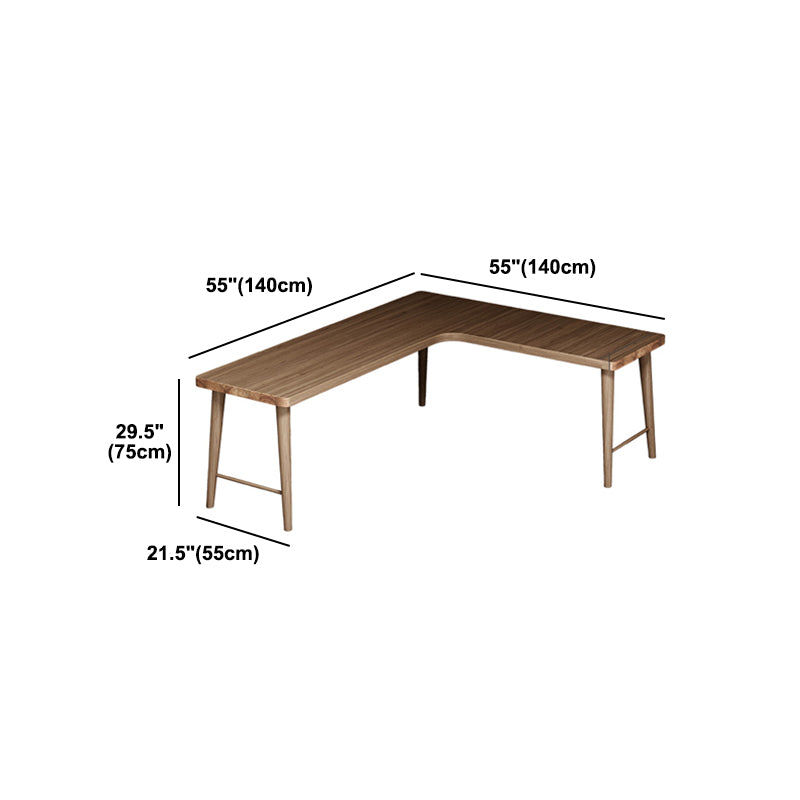 Modern Style Wooden Office Desk L-Shaped Brown Writing Desk for Home Clearhalo 'furn' 'furn_office_desk' 'Furniture' 'furniture_office_desk' 'Office Desks' 'Office Furniture' 'office_desk' 5056377