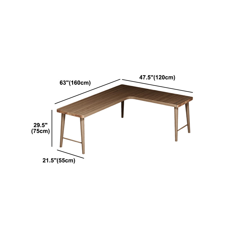 Modern Style Wooden Office Desk L-Shaped Brown Writing Desk for Home Clearhalo 'furn' 'furn_office_desk' 'Furniture' 'furniture_office_desk' 'Office Desks' 'Office Furniture' 'office_desk' 5056379