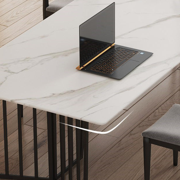 Home Office Writing Table Simplicity Curved Shaped Working Desk Clearhalo 'furn' 'furn_office_desk' 'Furniture' 'furniture_office_desk' 'Office Desks' 'Office Furniture' 'office_desk' 5056388