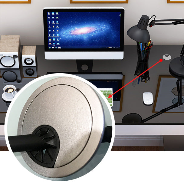 Toughened Glass Desktop Computer Desk Rectangular Modern Desk with Cable Management Clearhalo 'furn' 'furn_office_desk' 'Furniture' 'furniture_office_desk' 'Office Desks' 'Office Furniture' 'office_desk' 5056435