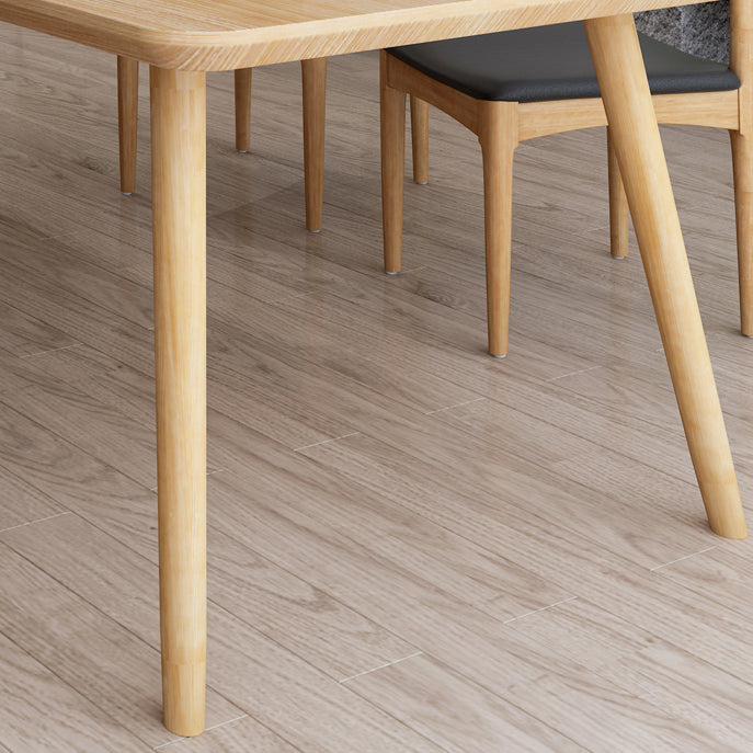 Modern Style Curved Office Desk Solid Wood Parsons Home Use Desk Clearhalo 'furn' 'furn_office_desk' 'Furniture' 'furniture_office_desk' 'Office Desks' 'Office Furniture' 'office_desk' 5056497