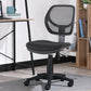 Mid-back Office Chair Mesh Sponge/Latex Seat Adjustable Office Chair Clearhalo 'furn' 'furn_office_chair' 'Furniture' 'furniture_office_chair' 'Office Chairs' 'Office Furniture' 'office_chair' 5056561