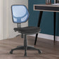 Mid-back Office Chair Mesh Sponge/Latex Seat Adjustable Office Chair Blue Clearhalo 'furn' 'furn_office_chair' 'Furniture' 'furniture_office_chair' 'Office Chairs' 'Office Furniture' 'office_chair' 5056567