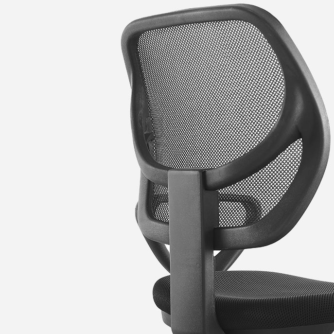 Mid-back Office Chair Mesh Sponge/Latex Seat Adjustable Office Chair Clearhalo 'furn' 'furn_office_chair' 'Furniture' 'furniture_office_chair' 'Office Chairs' 'Office Furniture' 'office_chair' 5056568