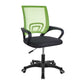 Middle Back Office Chair Fixed Arm Office Chair with Gauze Sponge Cushion Green Swivel Chairs 1 Piece Clearhalo 'furn' 'furn_office_chair' 'Furniture' 'furniture_office_chair' 'Office Chairs' 'Office Furniture' 'office_chair' 5056583