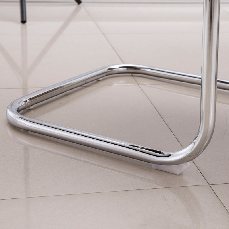 Medium/High Back Office Chair Metal Leg Mesh Back Sponge Cushion Office Chair Clearhalo 'furn' 'furn_office_chair' 'Furniture' 'furniture_office_chair' 'Office Chairs' 'Office Furniture' 'office_chair' 5056612