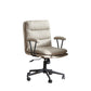 Leather Managers Chair Swivel Ergonomic Executive Chair for Office White-Black Clearhalo 'furn' 'furn_office_chair' 'Furniture' 'furniture_office_chair' 'Office Chairs' 'Office Furniture' 'office_chair' 5056634