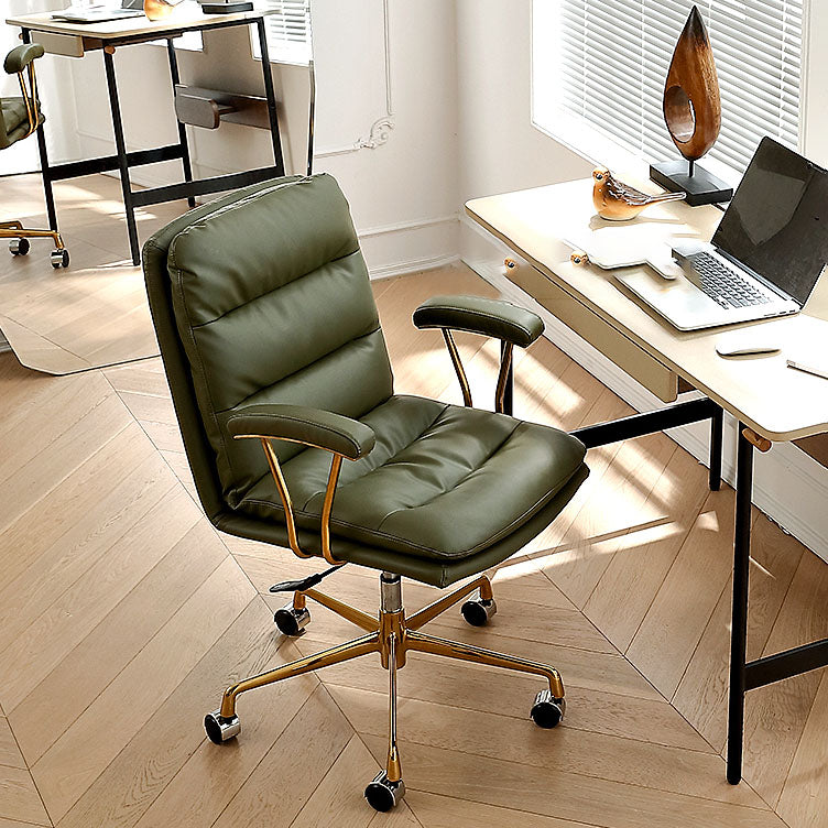 Leather Managers Chair Swivel Ergonomic Executive Chair for Office Clearhalo 'furn' 'furn_office_chair' 'Furniture' 'furniture_office_chair' 'Office Chairs' 'Office Furniture' 'office_chair' 5056650